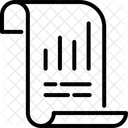 Rapport Graphique A Barres Analyse Icône