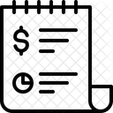 Rapport Document Graphique Icône