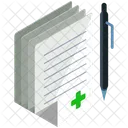 Medical Documents Rapport Icon