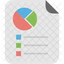 Rapport Circulaire Statistique Icône