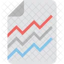 Rapport Statistiques Entreprise Icône