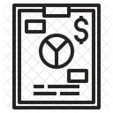Diagramme Circulaire Rapport Fichier Icône