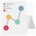 Rapport Graphique Rapport Dactivite Statistiques Icône