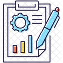 Rapport Dactivite Rapport De Donnees Analyse De Donnees Icône