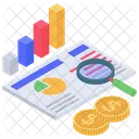 Analyse Commerciale Ratio Financier Analyse Financiere Icône