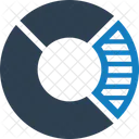 Analyses Diagramme Circulaire Statistiques Icône