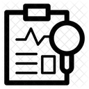 Suivi Des Rapports De Recherche Analyse De Documents Examen De Documents Icône