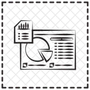 Rapport De Vente Rapport Graphique Entreprise Icône