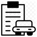 Rapport de voiture  Icône