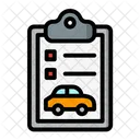 Rapport De Voiture Rapport Document Icon