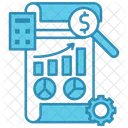 Financier Rapport Affaires Icône