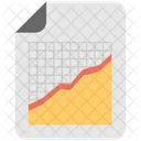 Ventes Rapport Financier Icon