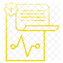 Rapport médical  Icône