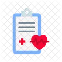 Rapport Medical Medical Soins De Sante Icône