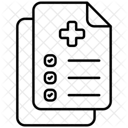 Rapport médical  Icône