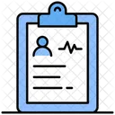 Rapport médical  Icône