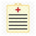 Rapport Medical Icône