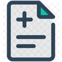 Medical Rapport Document Icône