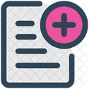 Medical Rapport Document Icône
