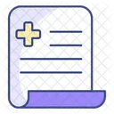 Rapport Medical Medical Soins De Sante Icône