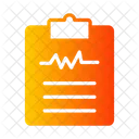 Rapport médical  Icône