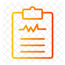 Rapport médical  Icône