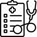 Rapport médical  Icône