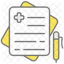 Rapport Medical Medical Soins De Sante Icône