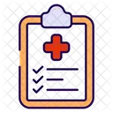 Rapport Medical Medical Soins De Sante Icône