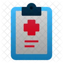 Rapport Medical Presse Papiers Papier Icon