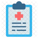 Medical Sante Presse Papiers Icône