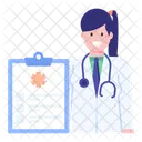Antecedents Medicaux Dossier Medical Rapport Medical Icône