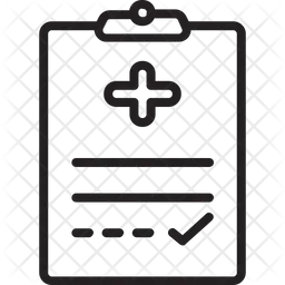 Rapport médical  Icône