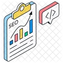 Rapport Gestion Marketing Icône