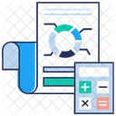 Rapport De Statistiques Rapport Comptable Rapport Defficacite Icône