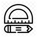 Rapporteur Angle Mesure Icône