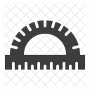Rapporteur Mesure Angle Icône
