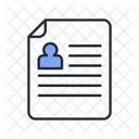 Rapporto Cv Rapporto Del Dipendente Icon