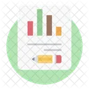 Rapporto infografico aziendale  Icon