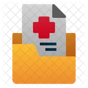 Referto Medico Fascicolo Carta Icon