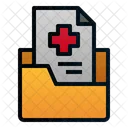 Referto Medico Fascicolo Carta Icon