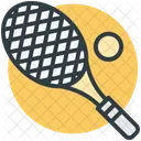 Raqueta Tenis Squash Icono