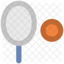 Raqueta Tenis Squash Icono