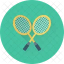 Raqueta Tenis Badminton Icono