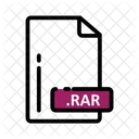 Rar Document Extension Icon