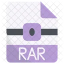 Rar File Extension File Format Icon
