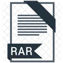 Rar Format Document Icon