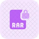 Rar File Lock File Lock Lock Icon