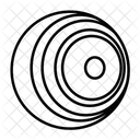 Rasenbowling Sport Ball Symbol