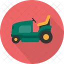 Rasenmaher Auto Fahrzeug Symbol